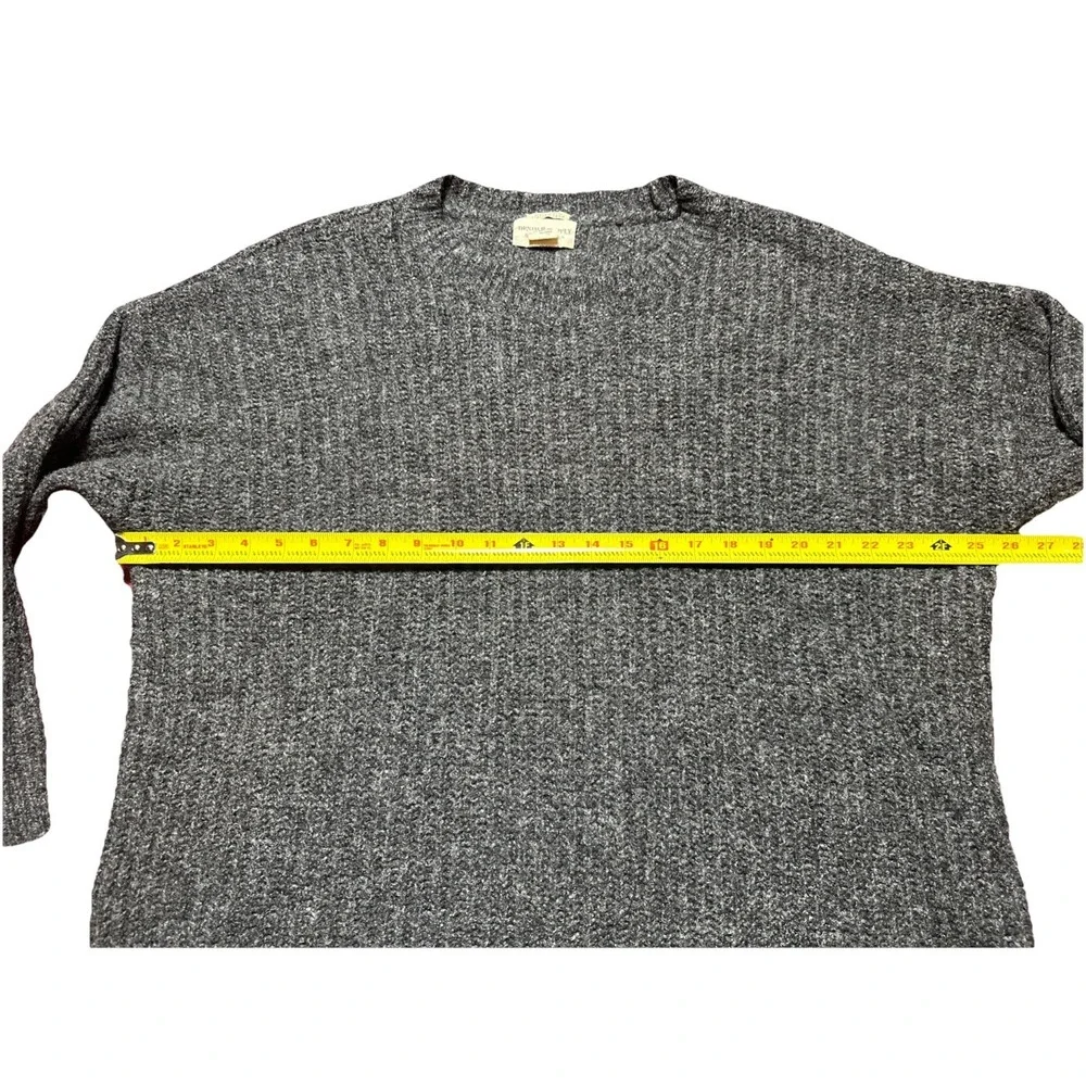Denim And Supply Ralph Lauren Gray Pullover Sweater Mens XL Italian Yarn